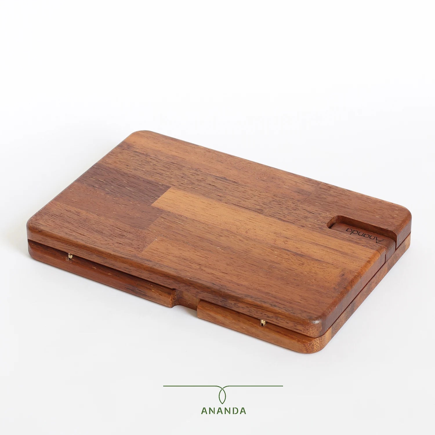 laptop style wooden desk organizer